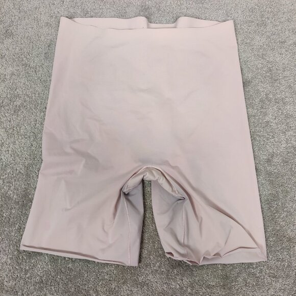 Women's Seamless Slip Shorts Size S Pink Powder High Waist Slimming Compression - Picture 2 of 5